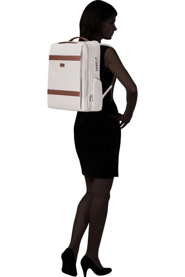 Samsonite Image Biz Travel Backpack EXP 15.6'  Ivory Samsonite Image Biz Travel Backpack EXP 15.6'  Ivory