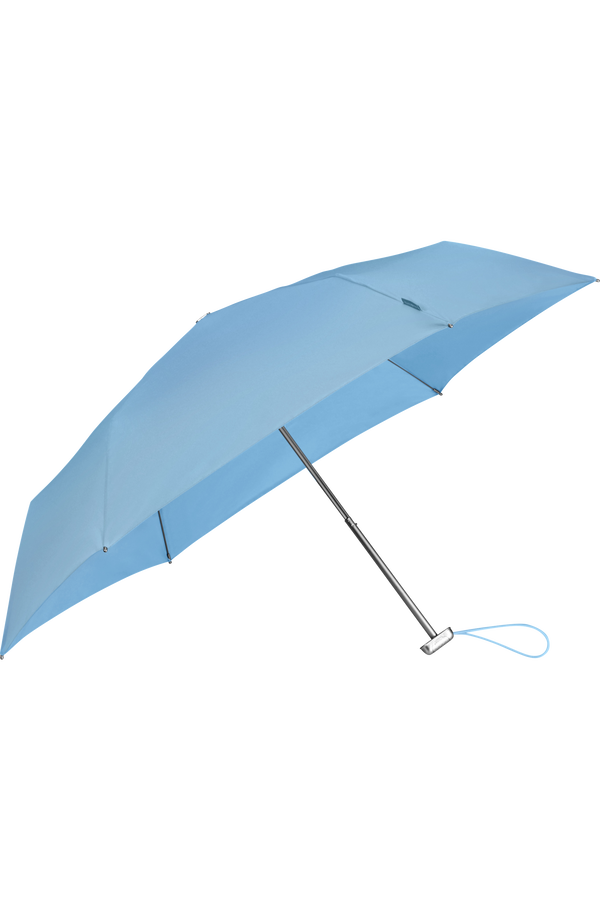 Samsonite Alu Drop S 3 Sect. Manual Flat  Graphite Blue