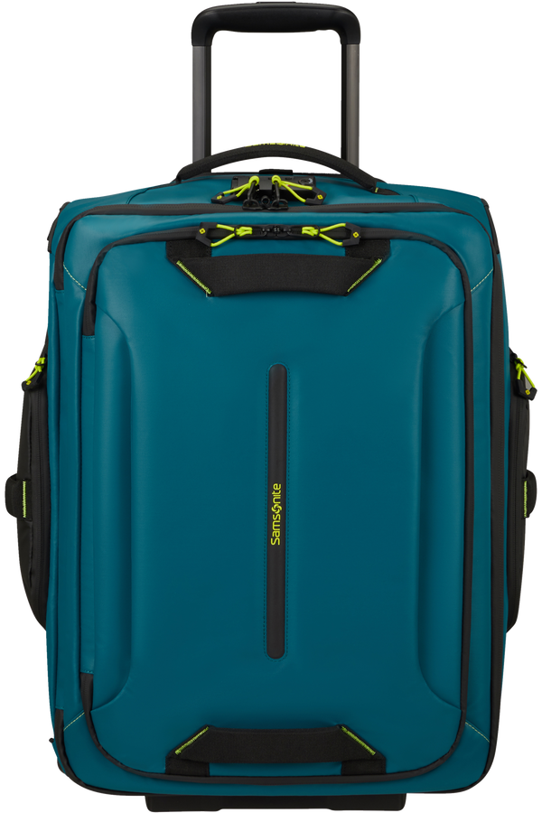 Samsonite Ecodiver Duffle with wheels 55/20 BACKPACK  Petrol Blue/Lime