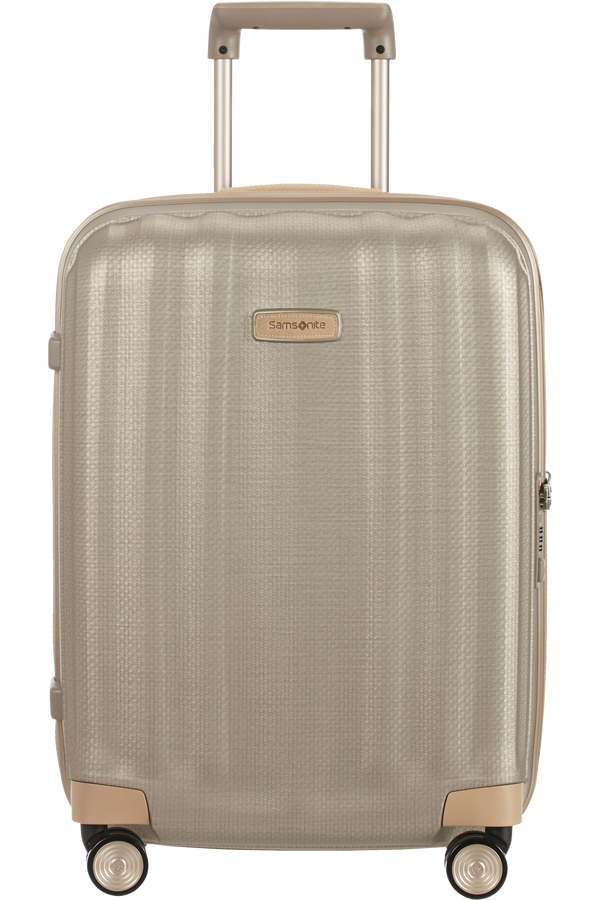Samsonite Lite-Cube Prime Spinner 55cm  Matt Ivory Gold