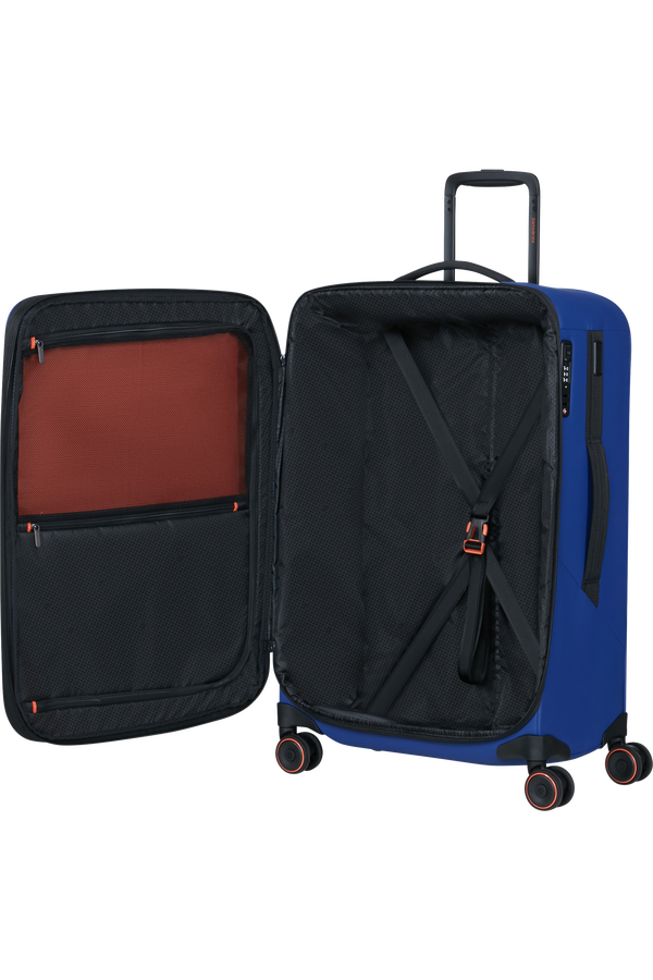 Samsonite Glazed Spinner Expandable 67cm  Electric Blue