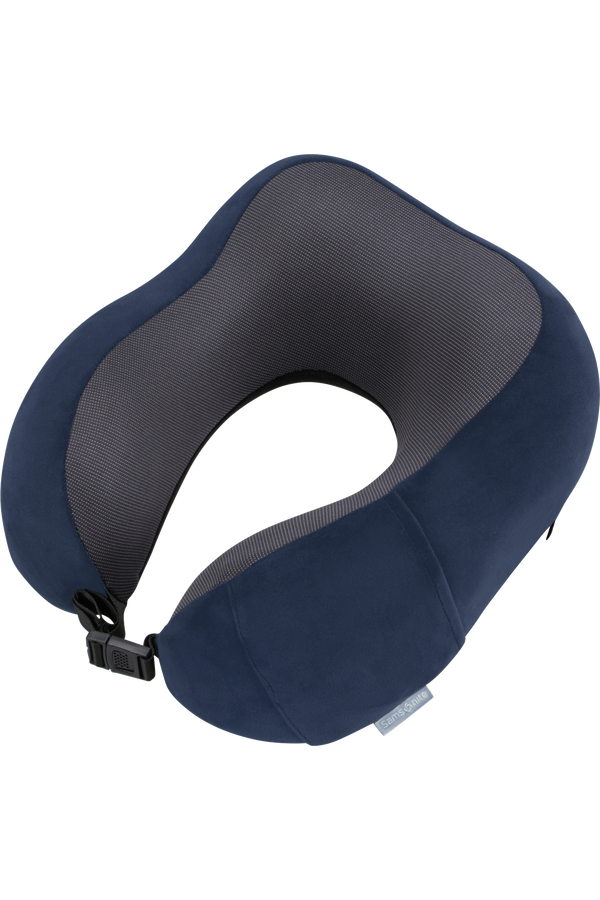 Samsonite Ta Revolution Ergonomic Memory Foam Pillow  Midnight Blue