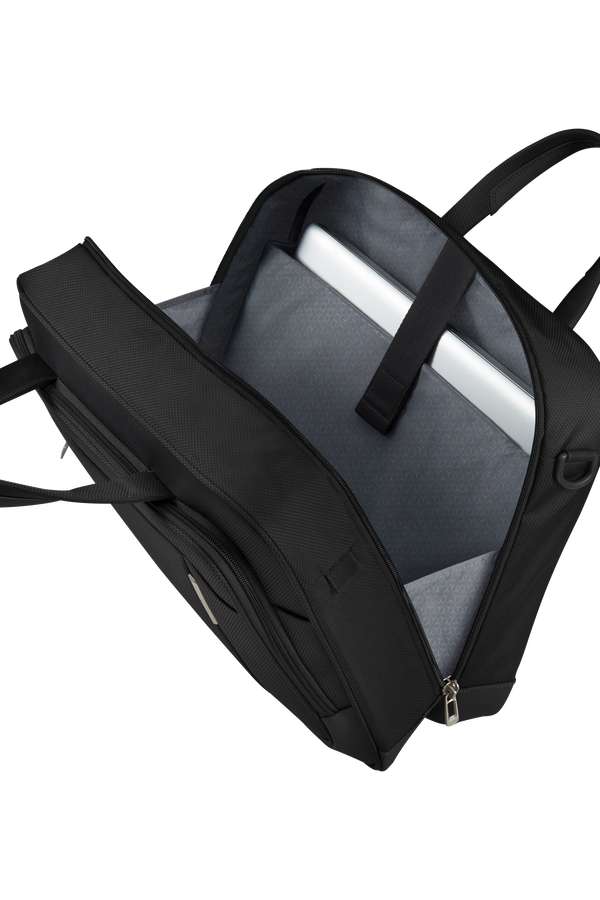 Samsonite Respark LAPTOP SHOULDER BAG  Ozone Black Samsonite Respark LAPTOP SHOULDER BAG  Ozone Black