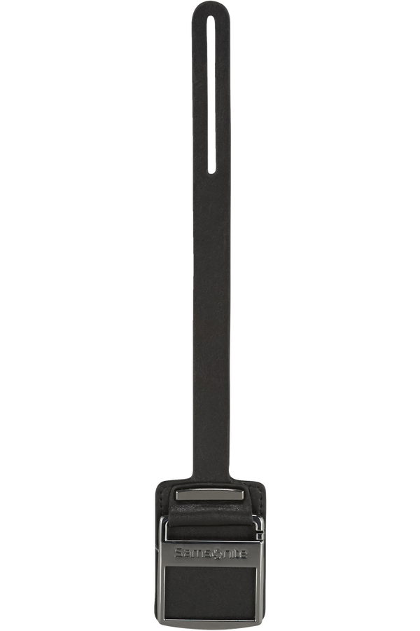 Samsonite Im T@G Leather Strap + Metal Tag S Black Samsonite Im T@G Leather Strap + Metal Tag S Black