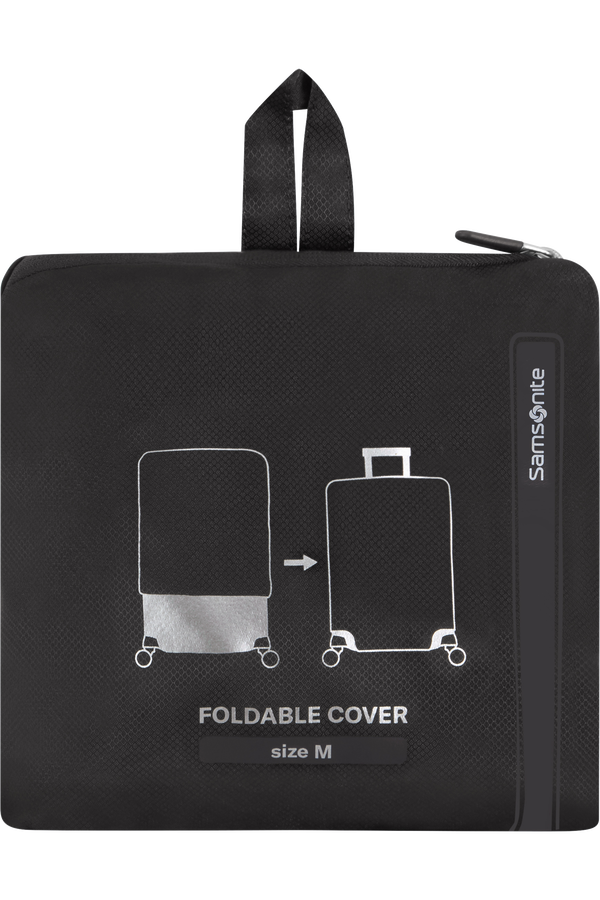 Samsonite Ta Revolution Foldable Luggage Cover M  Black