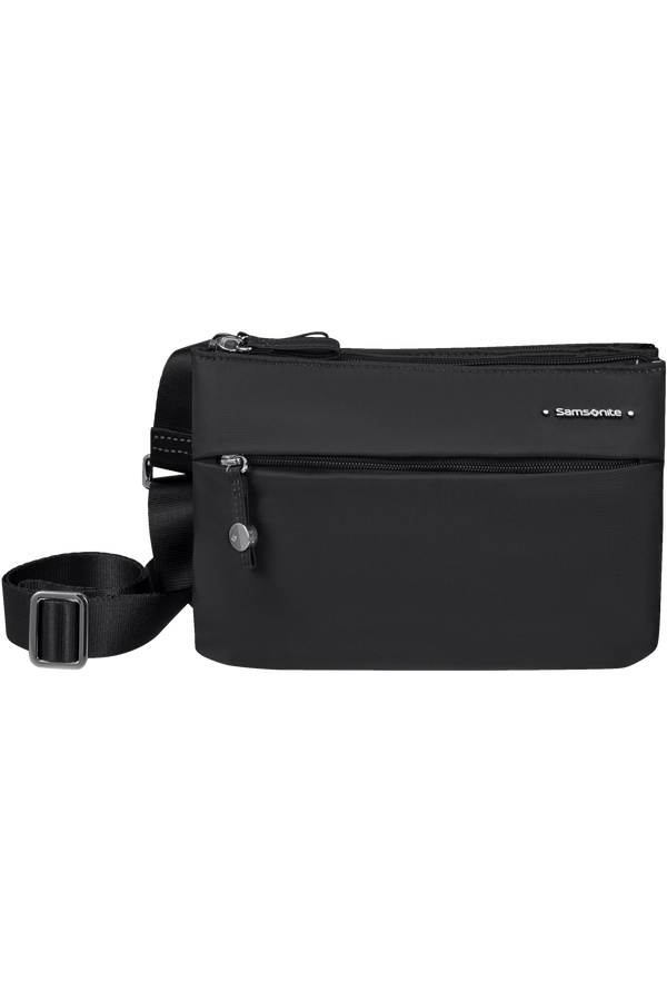 Samsonite Move 4.0 Flat Shoulder Bag 2 Comp  Black