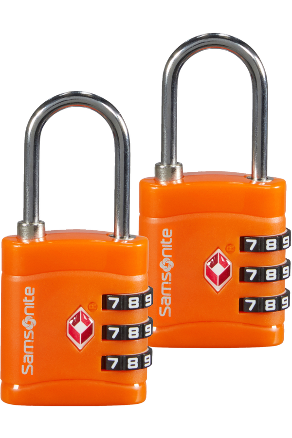 Samsonite Global Ta Combilock 3 dial TSA x2 Orange Samsonite Global Ta Combilock 3 dial TSA x2 Orange