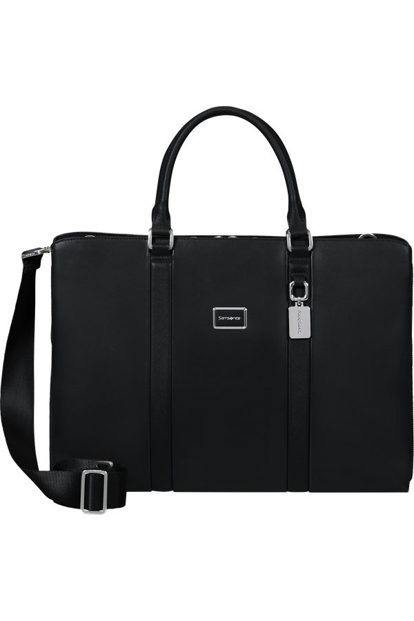 Image Biz Leather Aktat&aacute;ska 15.6" | Samsonite Image Biz Leather Briefcase 15.6'  Black