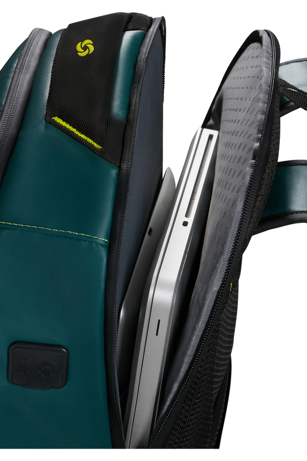 Samsonite Ecodiver LAPTOP BACKPACK L  Dark Teal/Lime