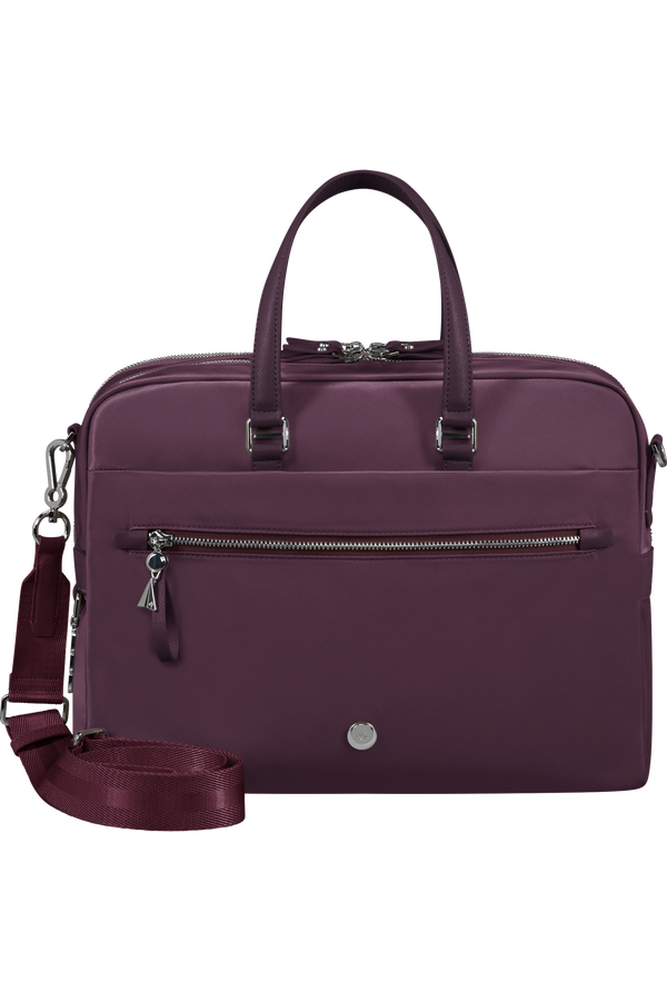 Samsonite Karissa Evo Bailhandle 15.6' 2 Comp  Burgundy Samsonite Karissa Evo Bailhandle 15.6' 2 Comp  Burgundy