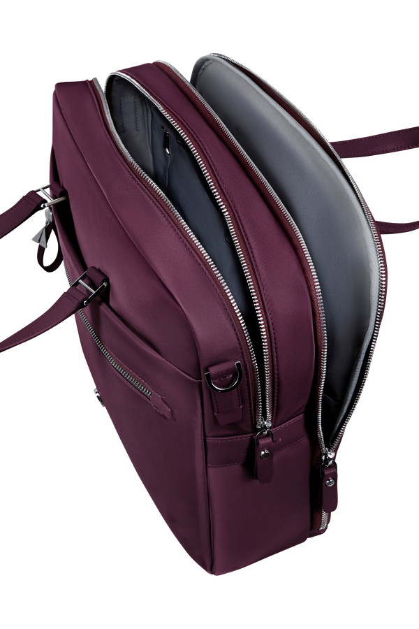 Samsonite Karissa Evo Bailhandle 15.6' 2 Comp  Burgundy Samsonite Karissa Evo Bailhandle 15.6' 2 Comp  Burgundy