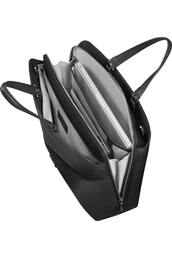 Samsonite Zalia 3.0 Bailhandle 3 Compartments 14.1'  Black Samsonite Zalia 3.0 Bailhandle 3 Compartments 14.1'  Black