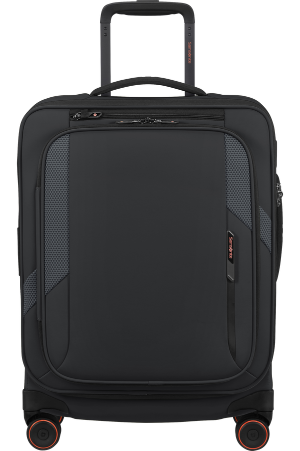 Samsonite Glazed Spinner Expandable 55cm  Black
