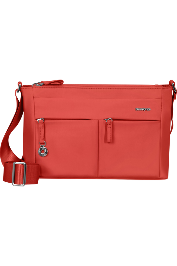 Samsonite Move 5.0 Horiz. Shoulder Bag + Flap  Coral Red