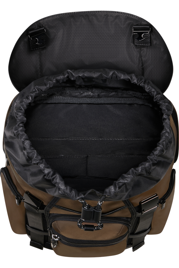 Samsonite Relyon Backpack M 15.6'' with flap  Brown