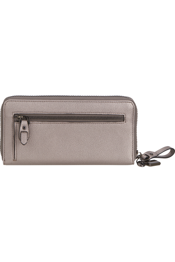 Samsonite Karissa 2.0 Slg 419 - L ZIP AROUND PU L  Silver Samsonite Karissa 2.0 Slg 419 - L ZIP AROUND PU L  Silver