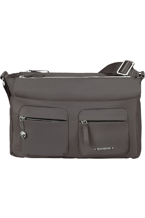 Samsonite Move 3.0 Horizontal Shoulder Bag + Flap  Dark Grey