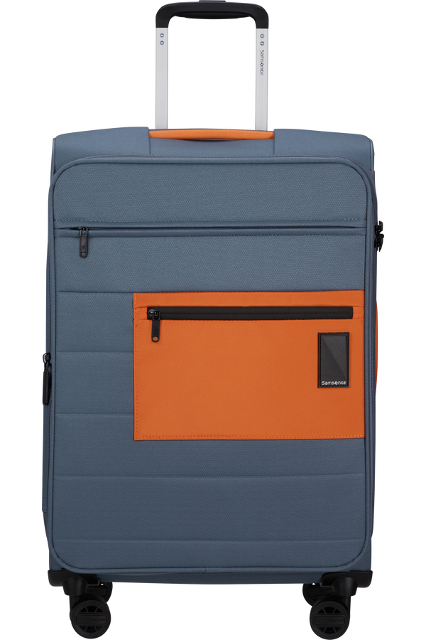 Samsonite Vaycay Spinner 66/24 EXP  Blueberry Blue/Orange