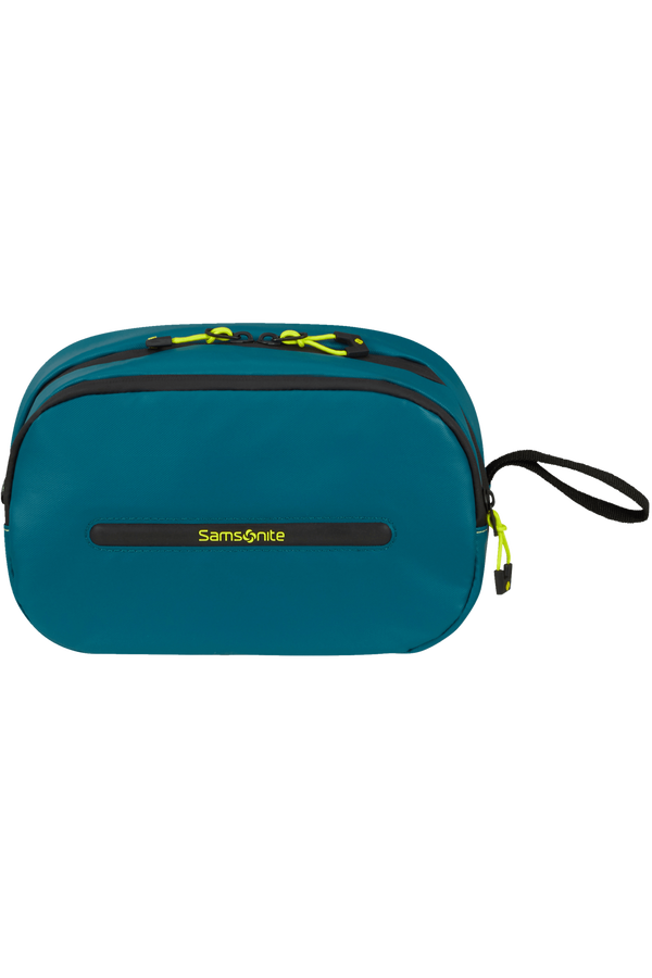 Samsonite Ecodiver Toilet Kit  Petrol Blue/Lime