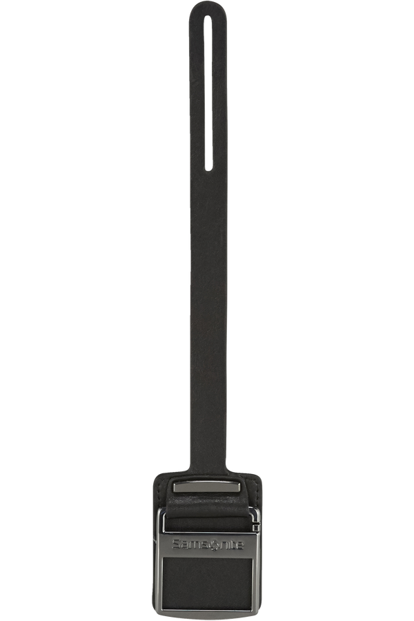 Samsonite Im T@G Leather Strap + Metal Tag S Black Samsonite Im T@G Leather Strap + Metal Tag S Black
