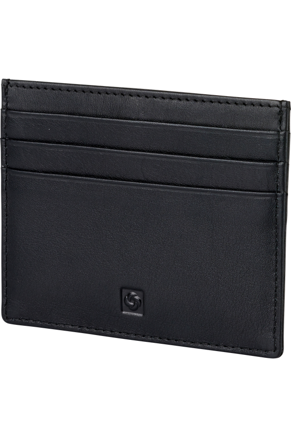 Samsonite Success 2 Slg 732 - 6 Credit Card Holder S  Black Leather Samsonite Success 2 Slg 732 - 6 Credit Card Holder S  Black Leather