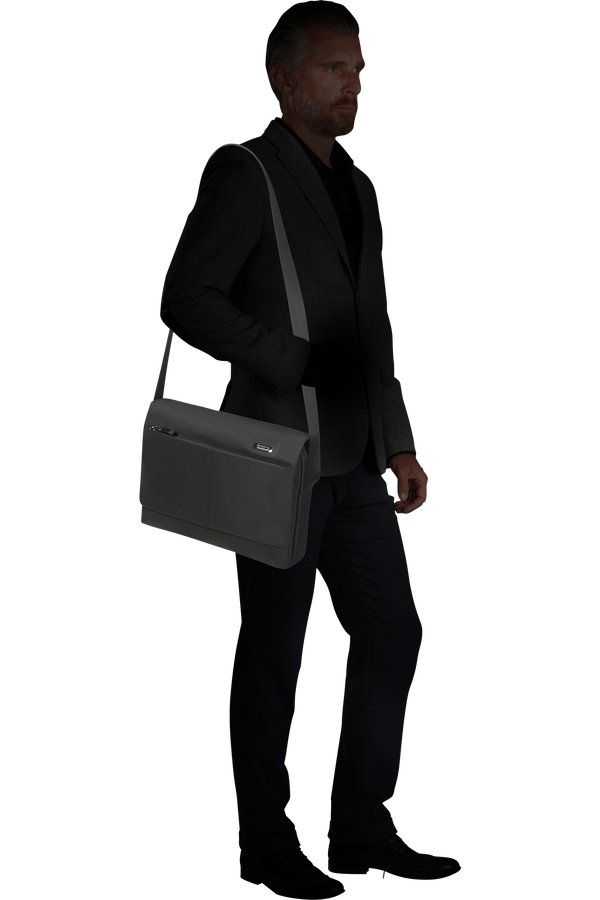 Samsonite Hip-Tech 2 Messenger 12.9'+Flap  Black Samsonite Hip-Tech 2 Messenger 12.9'+Flap  Black