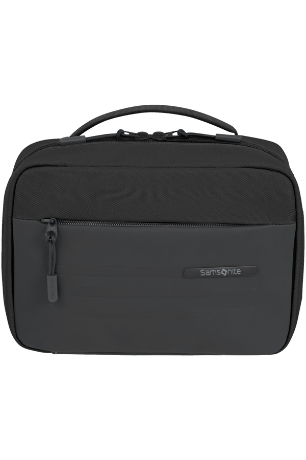 Samsonite Stackd Toilet Kit Hannging Toilet Kit  Black