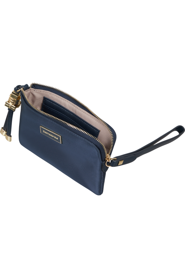 Samsonite Karissa Slg Flat Pouch 3CC  Dark Navy Samsonite Karissa Slg Flat Pouch 3CC  Dark Navy