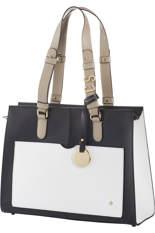 Samsonite Yasmine Shopping bag Light Grey/Diamond White/Black Samsonite Yasmine Shopping bag Light Grey/Diamond White/Black