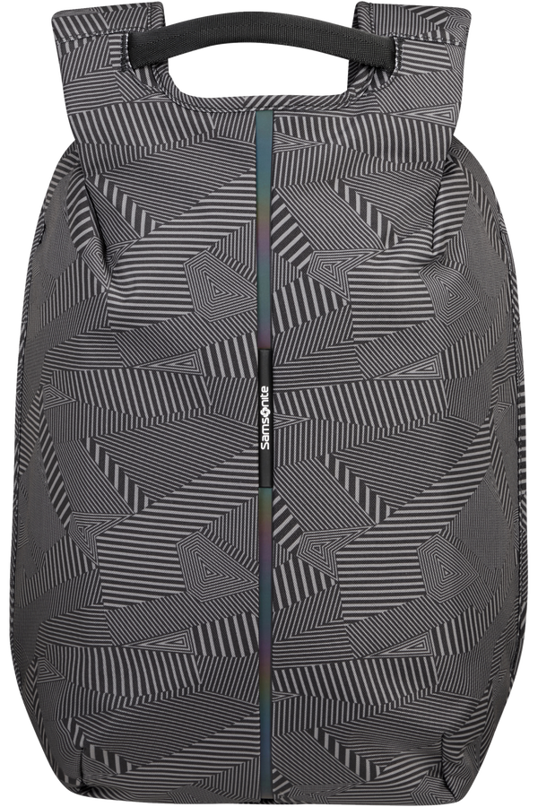 Samsonite Securipak Laptop Backpack 15.6'  Black/Grey Geometric Print
