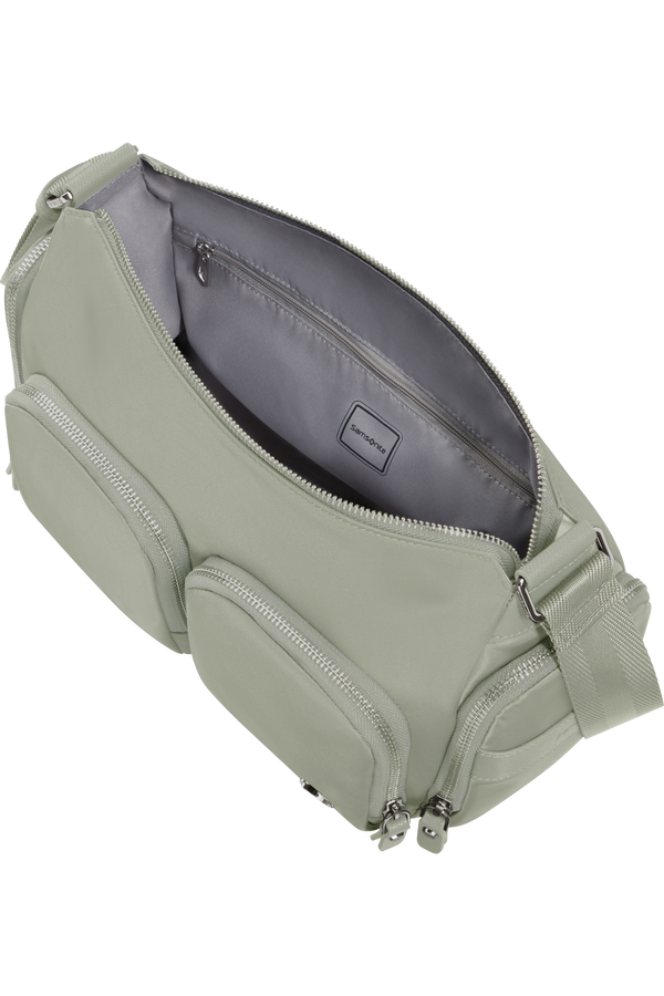 Samsonite Karissa Evo Shoulder Bag Multi Pkt  Sage green Samsonite Karissa Evo Shoulder Bag Multi Pkt  Sage green