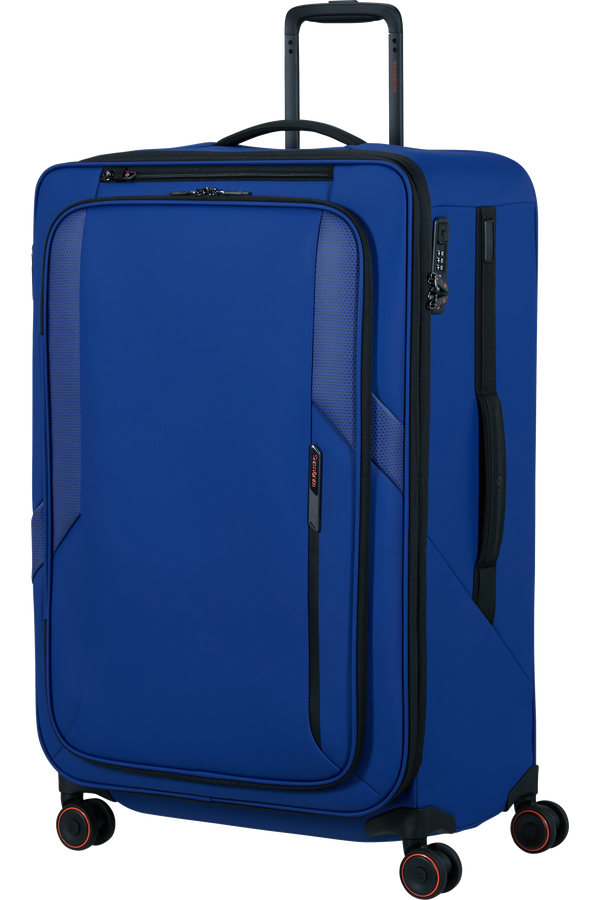 Samsonite Glazed Spinner Expandable 78cm  Electric Blue