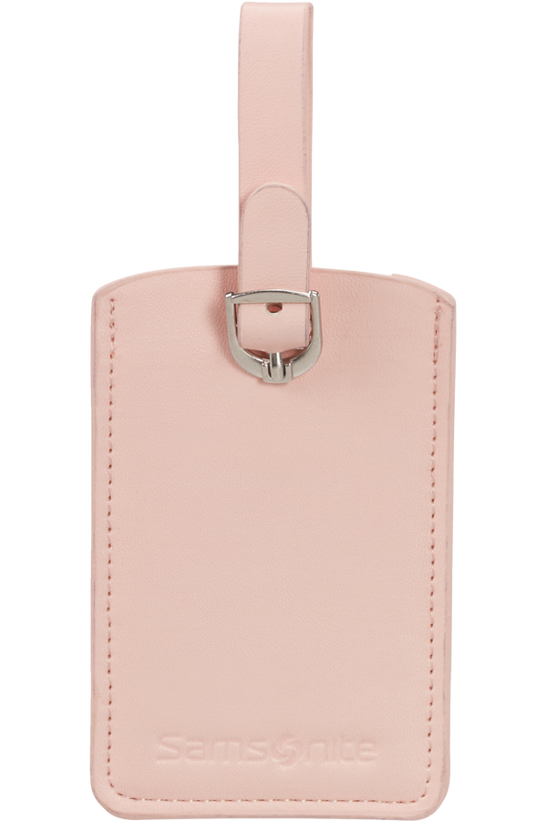 Samsonite Global Ta Rectangle Luggage Tag x2 Pale Rose Pink