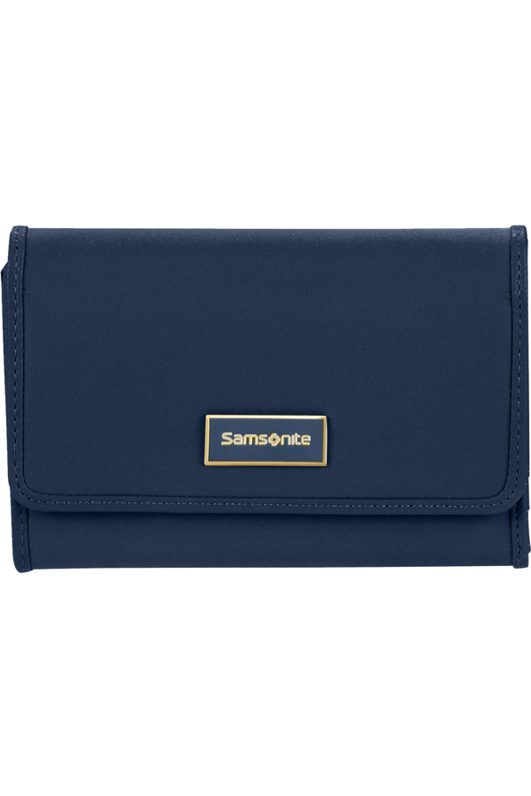 Samsonite Karissa Slg Wallet 12CC+ZIP EXT M  Dark Navy