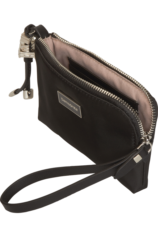 Samsonite Karissa Slg Flat Pouch 3CC  Black Samsonite Karissa Slg Flat Pouch 3CC  Black