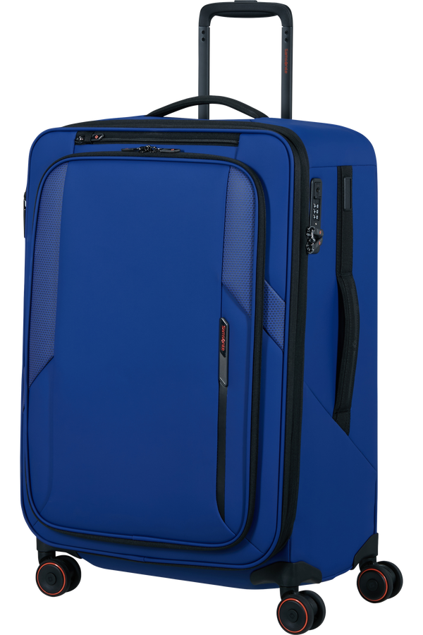 Samsonite Glazed Spinner Expandable 67cm  Electric Blue