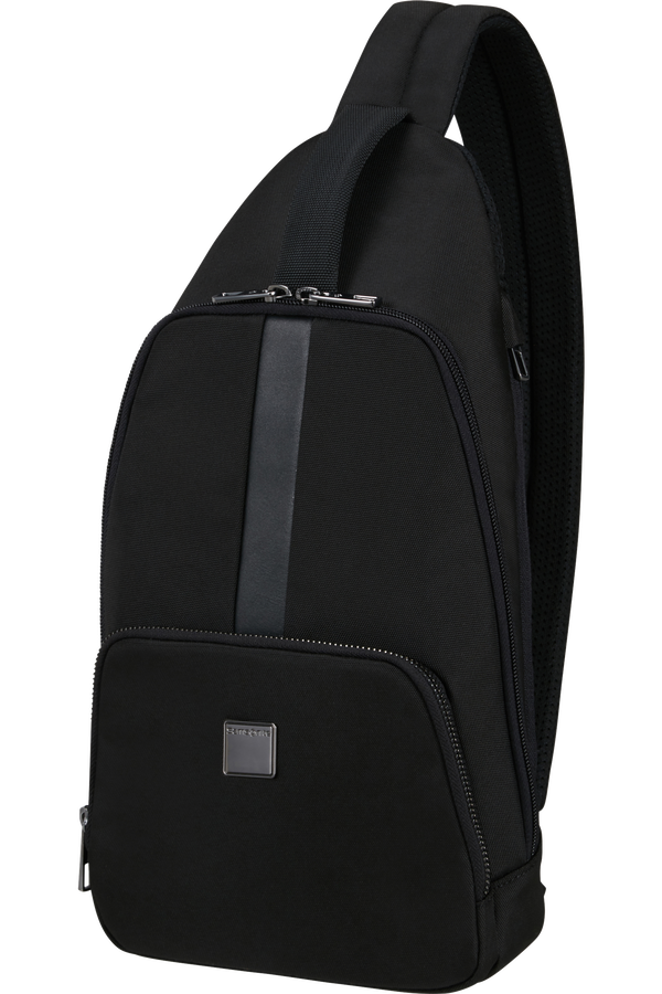Samsonite Sacksquare Sling Bag M  Black Samsonite Sacksquare Sling Bag M  Black