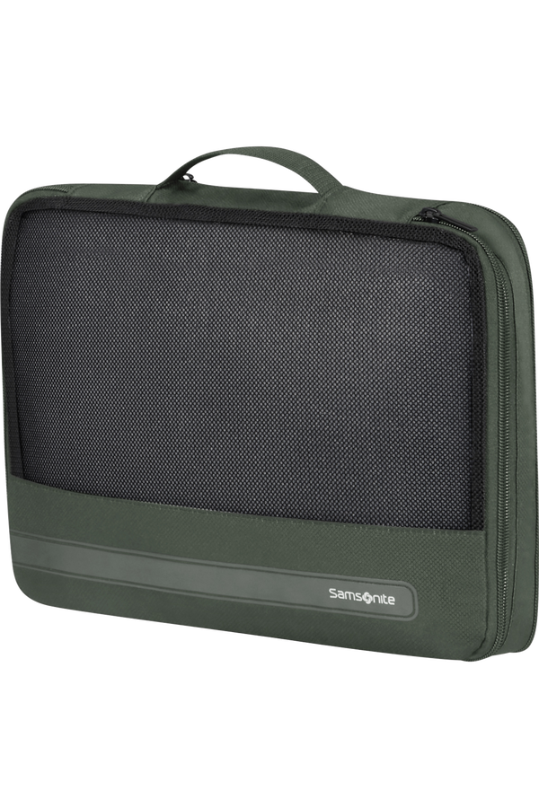 Samsonite Ta Revolution Set of 3 Packing Cubes  Green Samsonite Ta Revolution Set of 3 Packing Cubes  Green