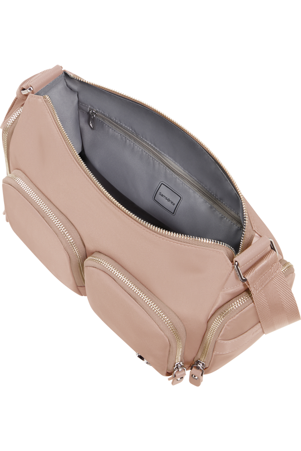 Samsonite Karissa Evo Shoulder Bag Multi Pkt  Soft Rose Samsonite Karissa Evo Shoulder Bag Multi Pkt  Soft Rose