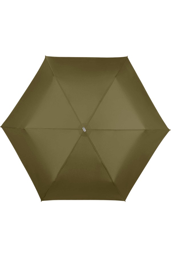 Samsonite Alu Drop S 3 Sect. Manual Flat  Dark Olive Samsonite Alu Drop S 3 Sect. Manual Flat  Dark Olive