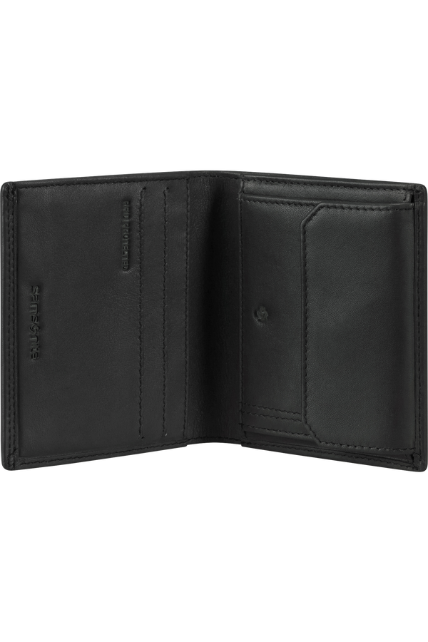 Samsonite Attack 2 Slg 124 - WAL S 3/2CC+COIN+C  Black Samsonite Attack 2 Slg 124 - WAL S 3/2CC+COIN+C  Black