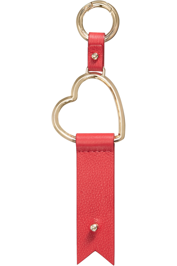 Samsonite Lady Charmy Heart Key Ring Red Samsonite Lady Charmy Heart Key Ring Red