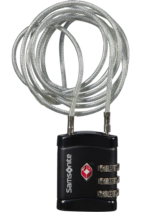Samsonite Global Ta Long Cablelock TSA Black