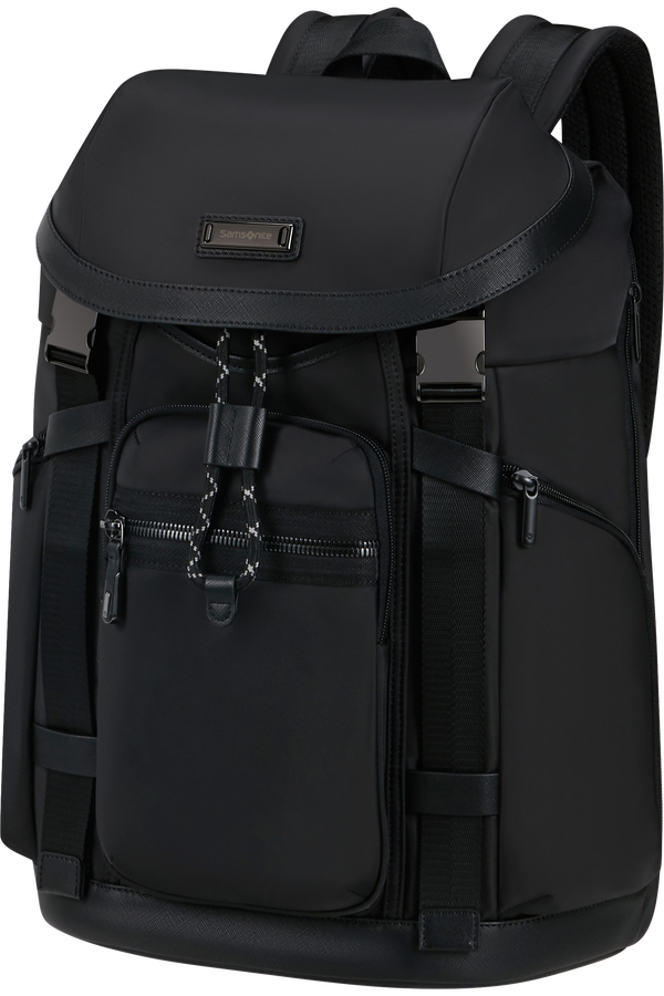 Samsonite Relyon Backpack M 15.6'' with flap  Black