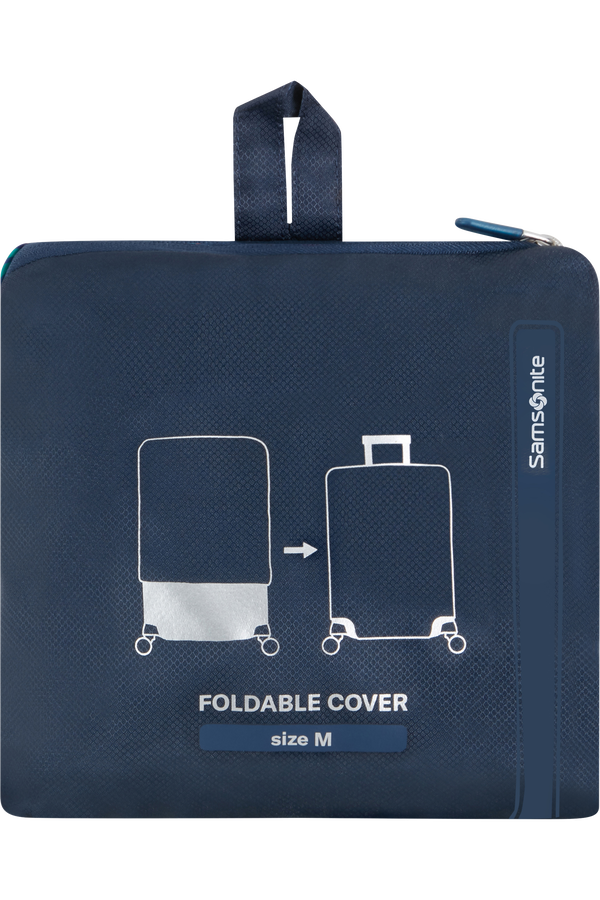 Samsonite Ta Revolution Foldable Luggage Cover M  Midnight Blue