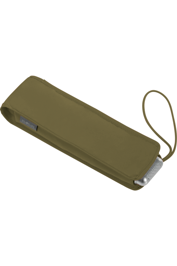 Samsonite Alu Drop S 3 Sect. Manual Flat  Dark Olive Samsonite Alu Drop S 3 Sect. Manual Flat  Dark Olive