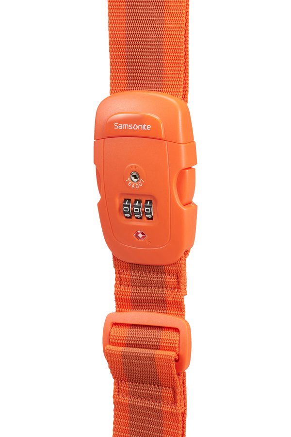 Samsonite Global Ta Luggage Strap/TSA Lock Orange Samsonite Global Ta Luggage Strap/TSA Lock Orange