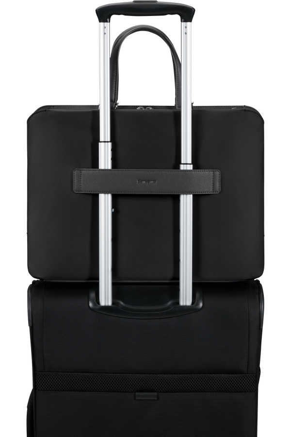 Samsonite Zalia 3.0 Bailhandle 3 Compartments 14.1'  Black Samsonite Zalia 3.0 Bailhandle 3 Compartments 14.1'  Black