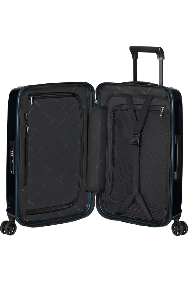 Samsonite Nuon Spinner Expandable 55cm  Metallic Dark Blue