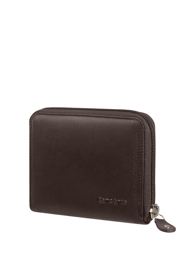 Samsonite Attack 2 Slg 323 - W ZIP AR+8CC+HFL+C  Ebony Brown